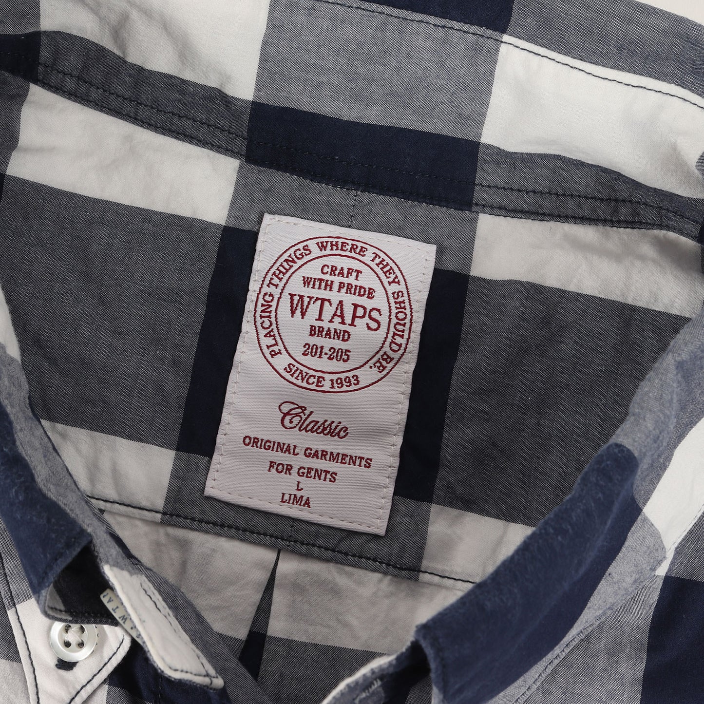 ブロックチェック ボタンダウンシャツ(BLOCK CHECK L/S)