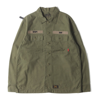 バックサテン ミリタリーシャツ(BUDS LS)