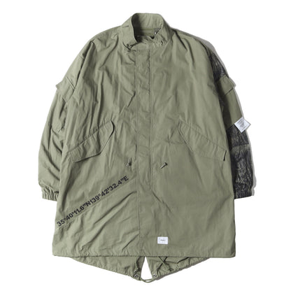 20SS M-51 袖カモフラージュ フィッシュテール モッズコート(W51)
