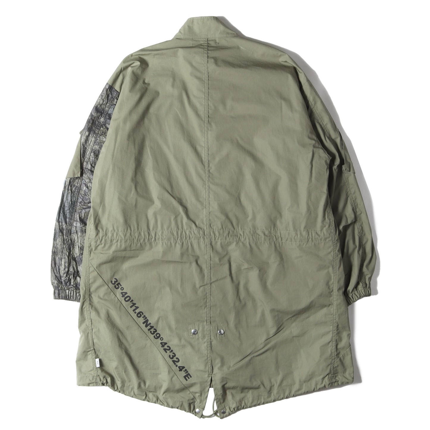 20SS M-51 袖カモフラージュ フィッシュテール モッズコート(W51)