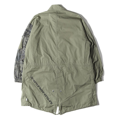 20SS M-51 袖カモフラージュ フィッシュテール モッズコート(W51)