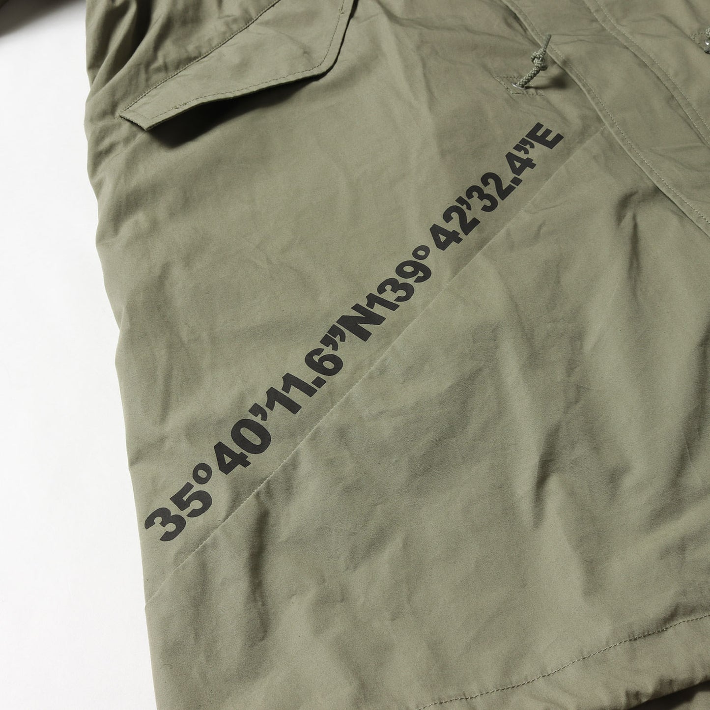 20SS M-51 袖カモフラージュ フィッシュテール モッズコート(W51)