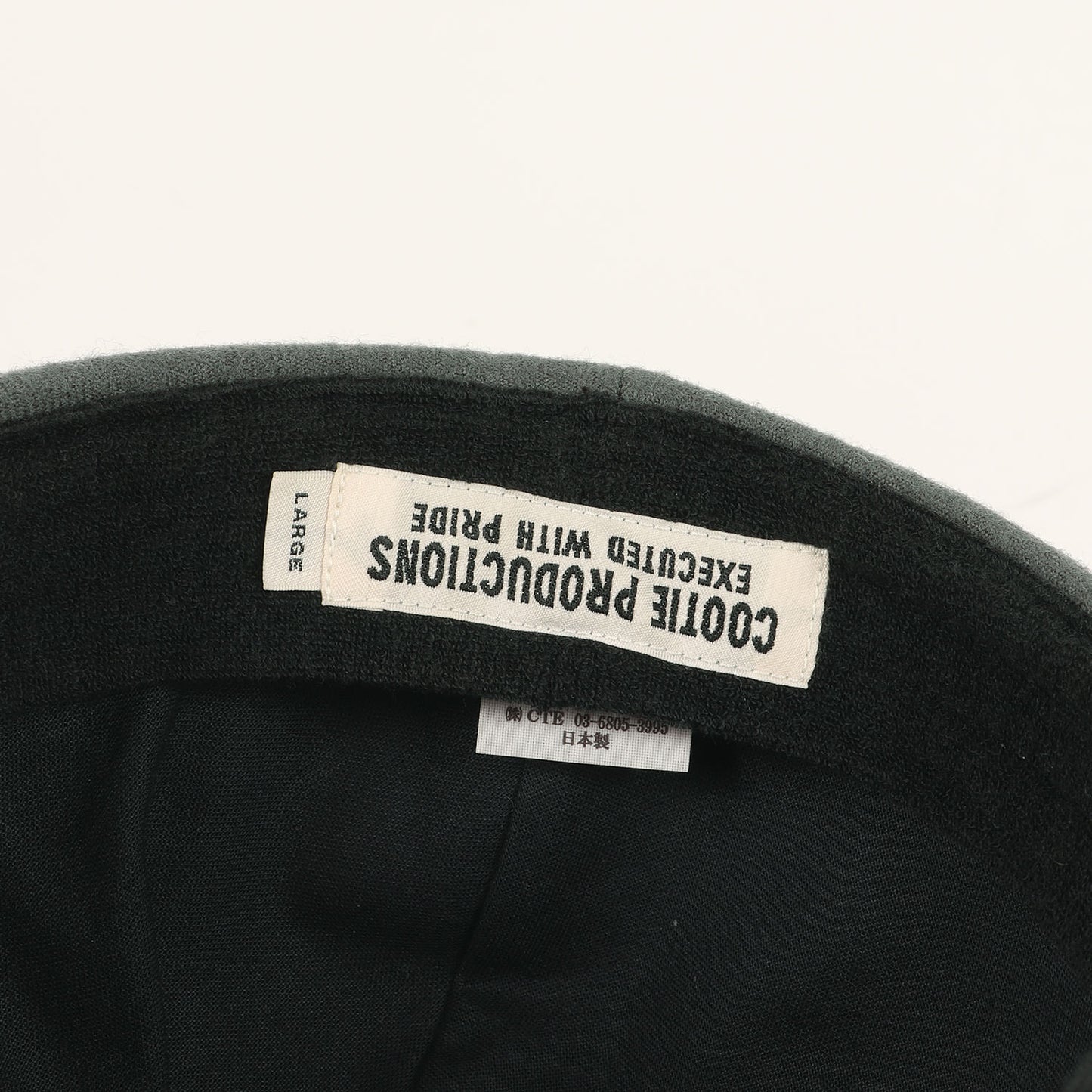 21AW ウールサージ ハンティングキャップ / ハンチング(Wool Serge Hunting Cap)