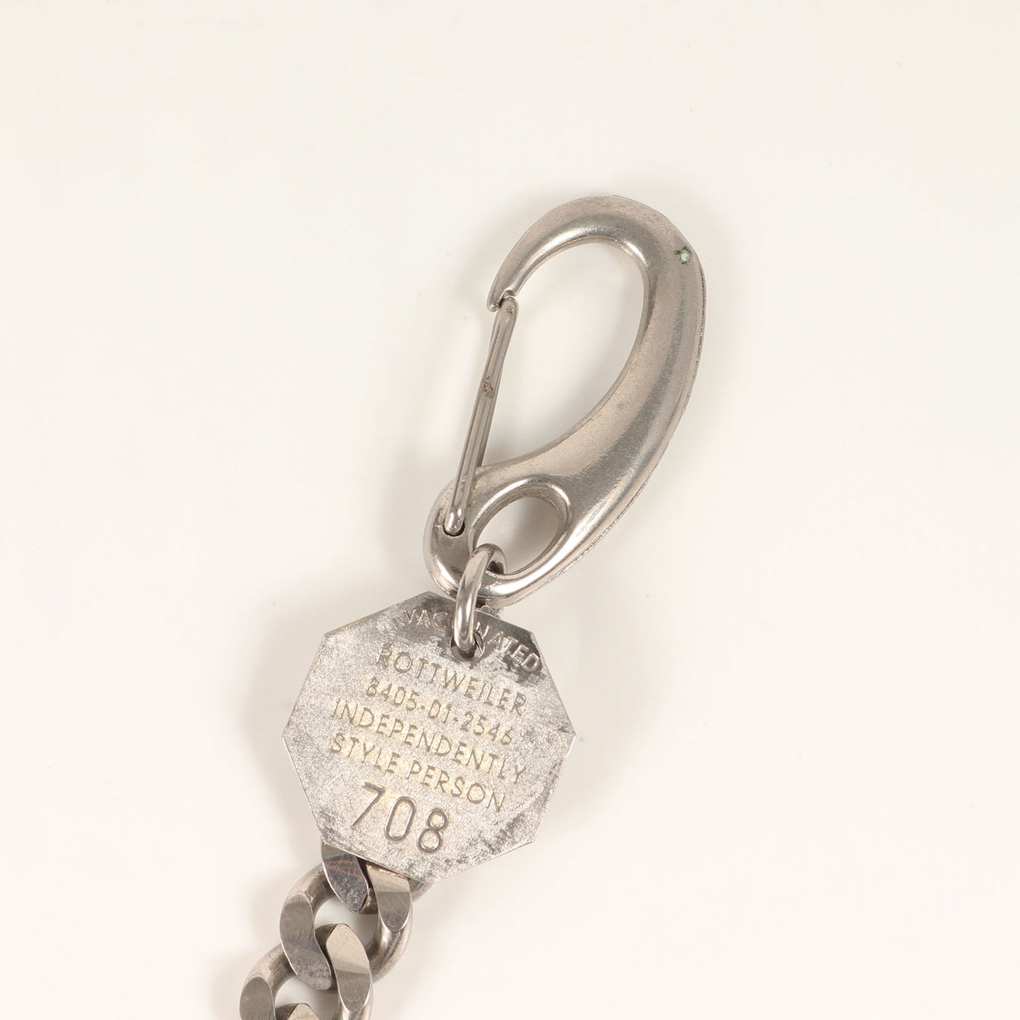 ロゴプレート付き ウォレットチェーン(BASIC WALLET CHAIN)