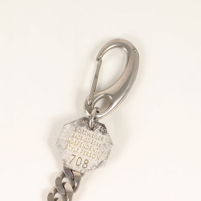 ロゴプレート付き ウォレットチェーン(BASIC WALLET CHAIN)