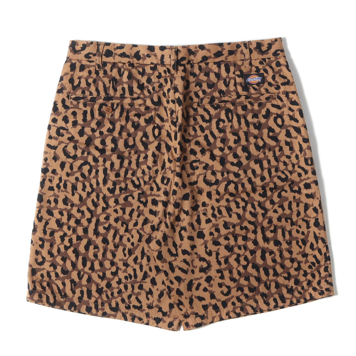 21SS ×Dickies レオパード柄 ワークショーツ(PLEATED SHORT TROUSERS)