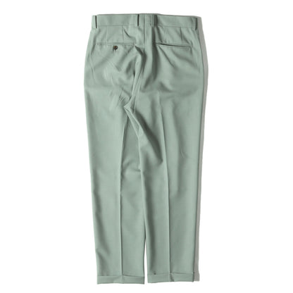 22SS ×DORMEUIL ウール プリーツ スラックスパンツ(PLEATED TROUSERS)