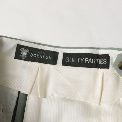 22SS ×DORMEUIL ウール プリーツ スラックスパンツ(PLEATED TROUSERS)