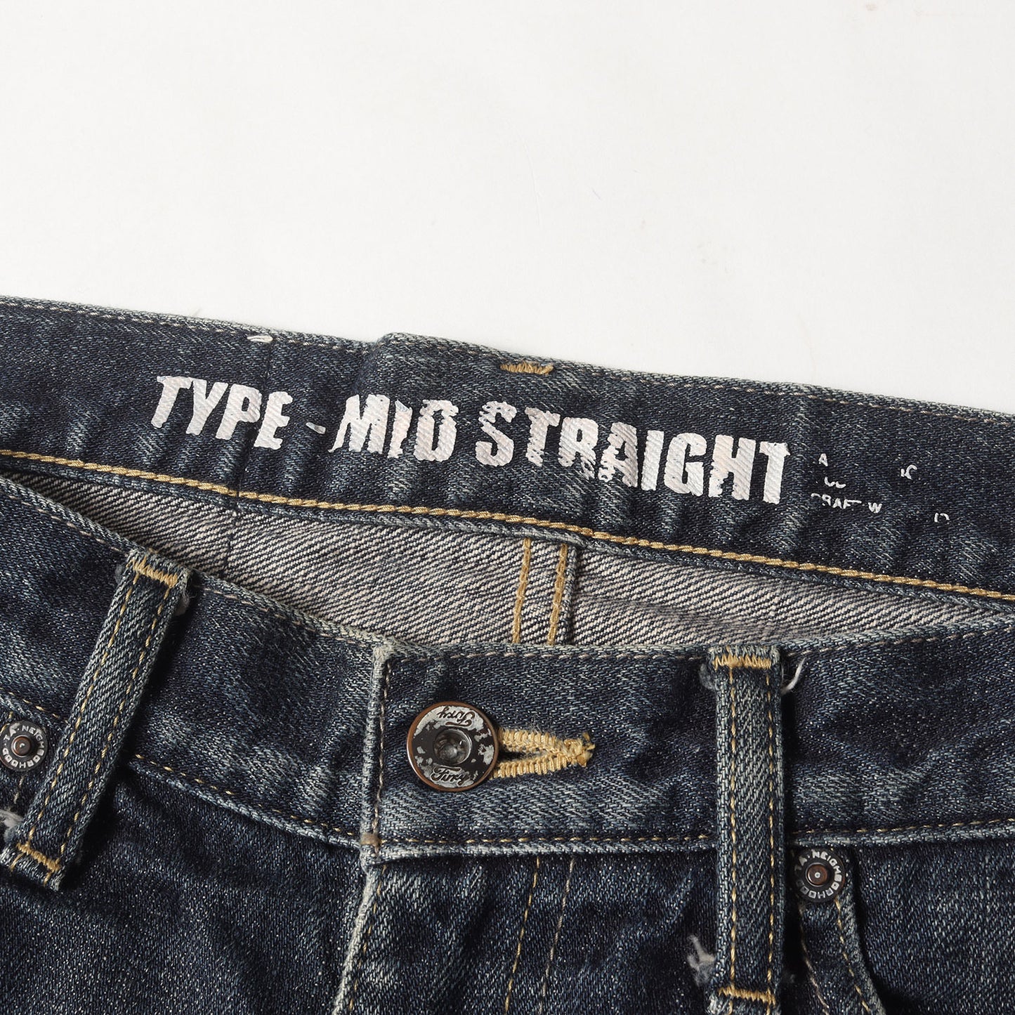 ウォッシュド ミディアム デニムパンツ(WASHED. MID / 14OZ-PT)