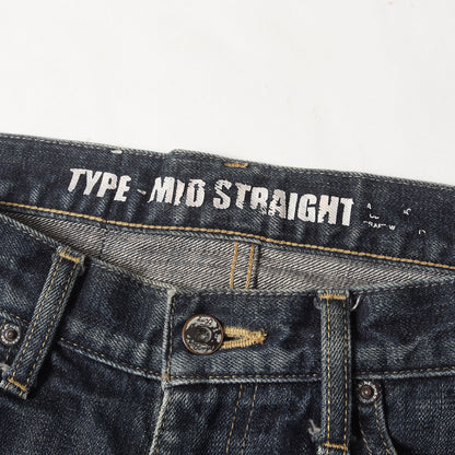 ウォッシュド ミディアム デニムパンツ(WASHED. MID / 14OZ-PT)