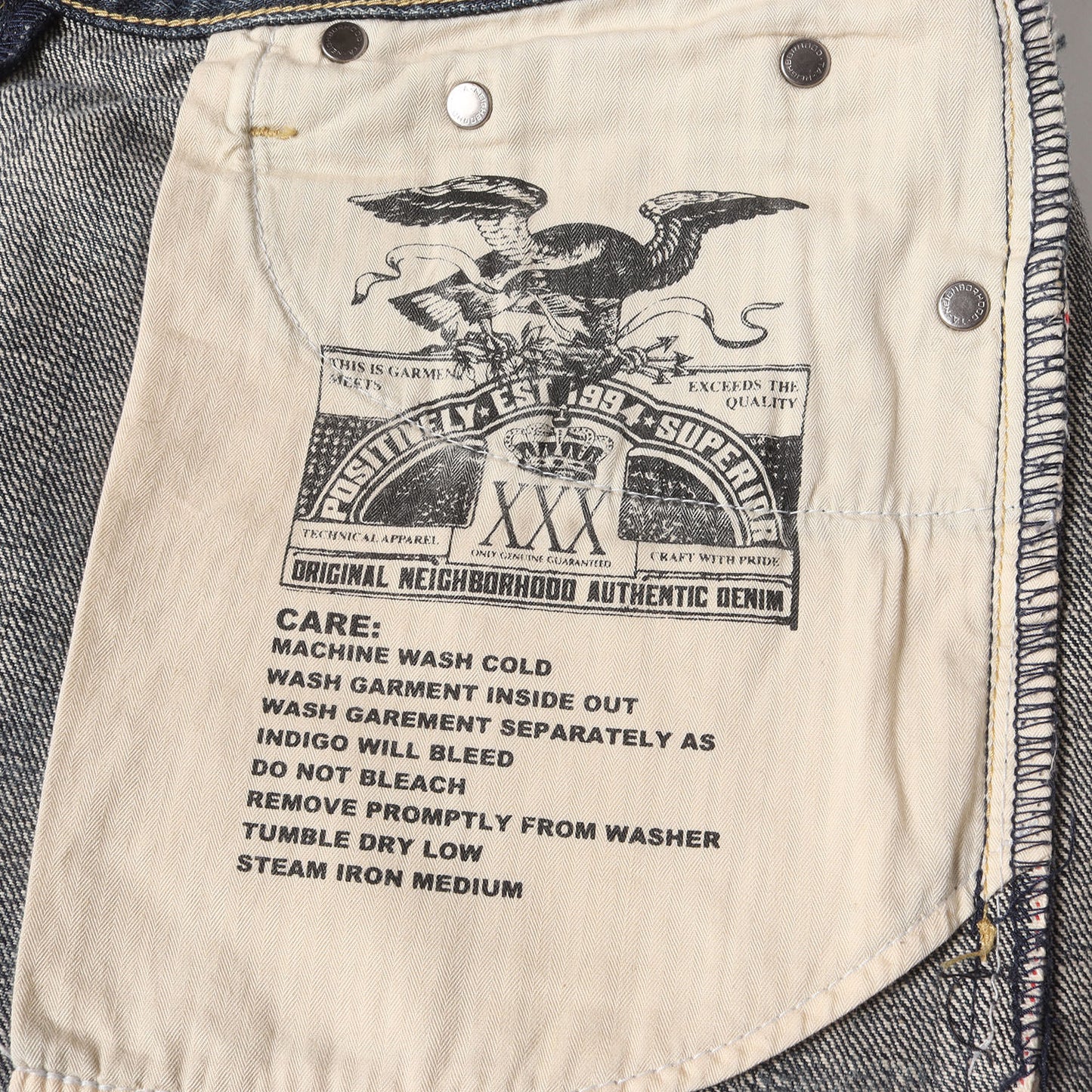 ウォッシュド ミディアム デニムパンツ(WASHED. MID / 14OZ-PT)