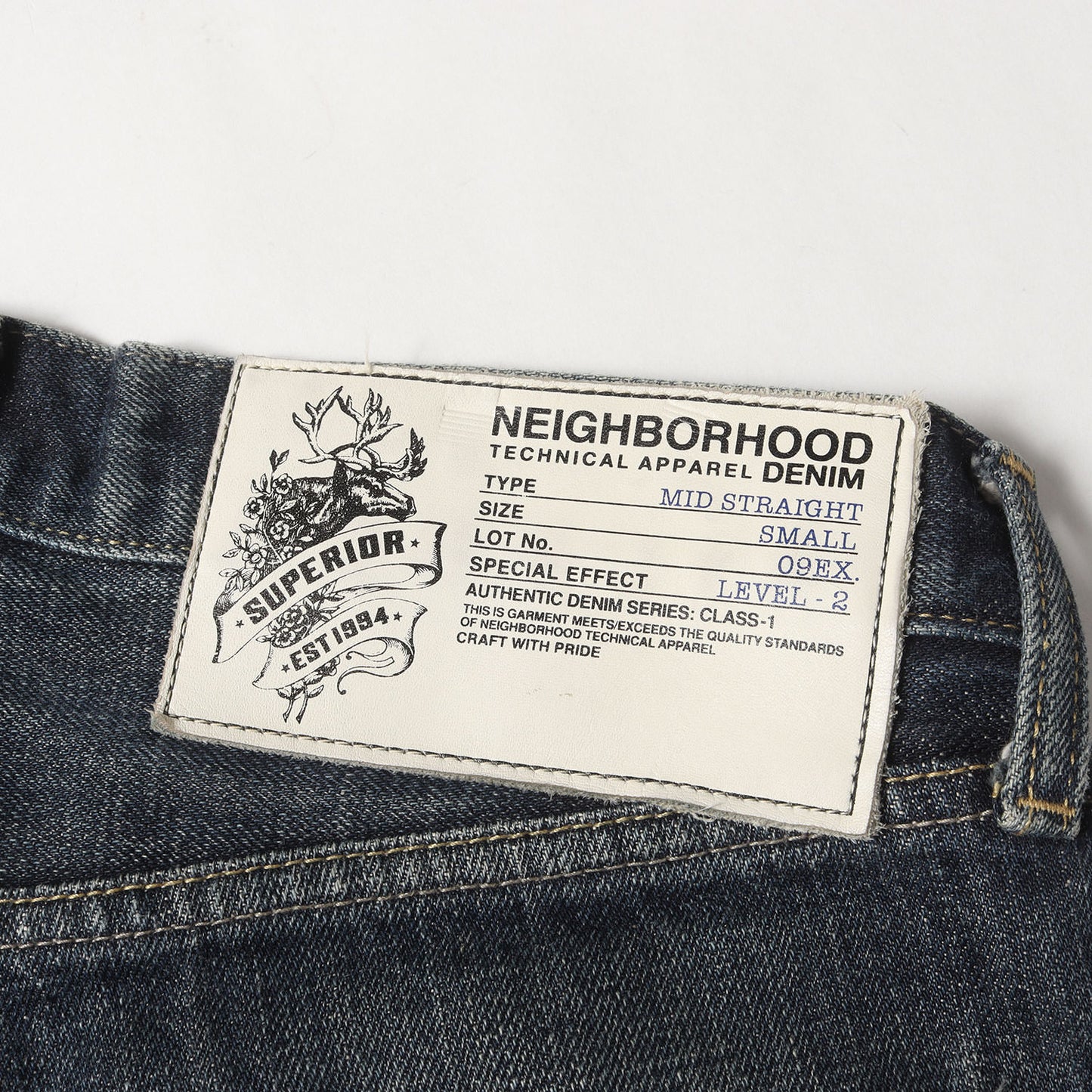 ウォッシュド ミディアム デニムパンツ(WASHED. MID / 14OZ-PT)