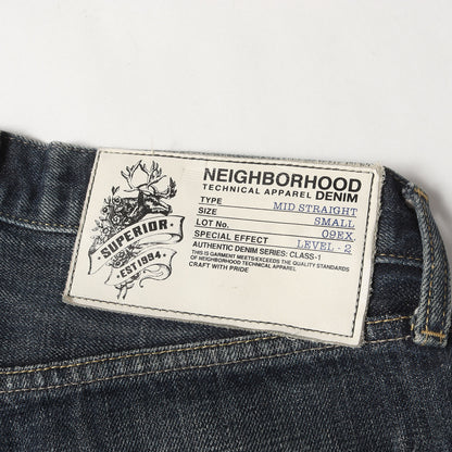 ウォッシュド ミディアム デニムパンツ(WASHED. MID / 14OZ-PT)