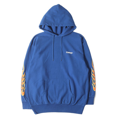 23AW フレイムプリント スウェット パーカー(FLAMES HOODIE)