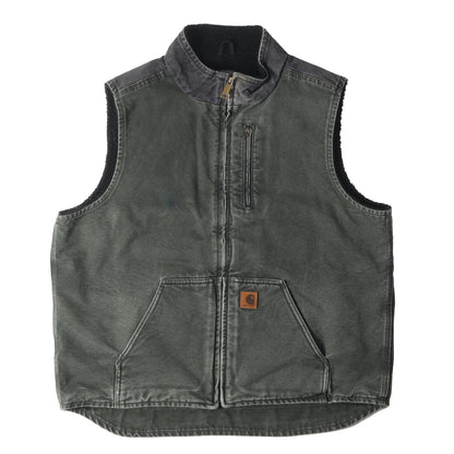 00s 裏ボア付き モックネック ダック ベスト