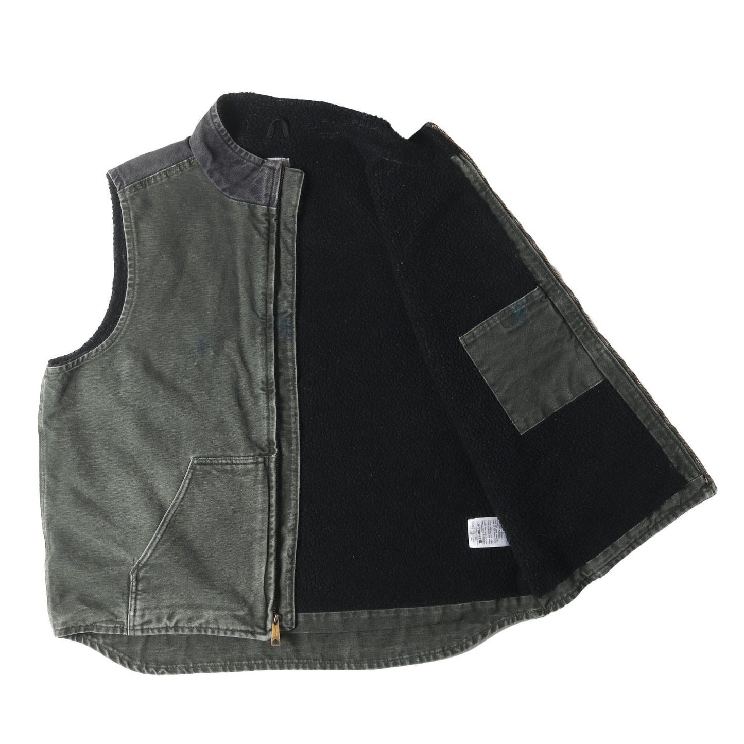00s 裏ボア付き モックネック ダック ベスト