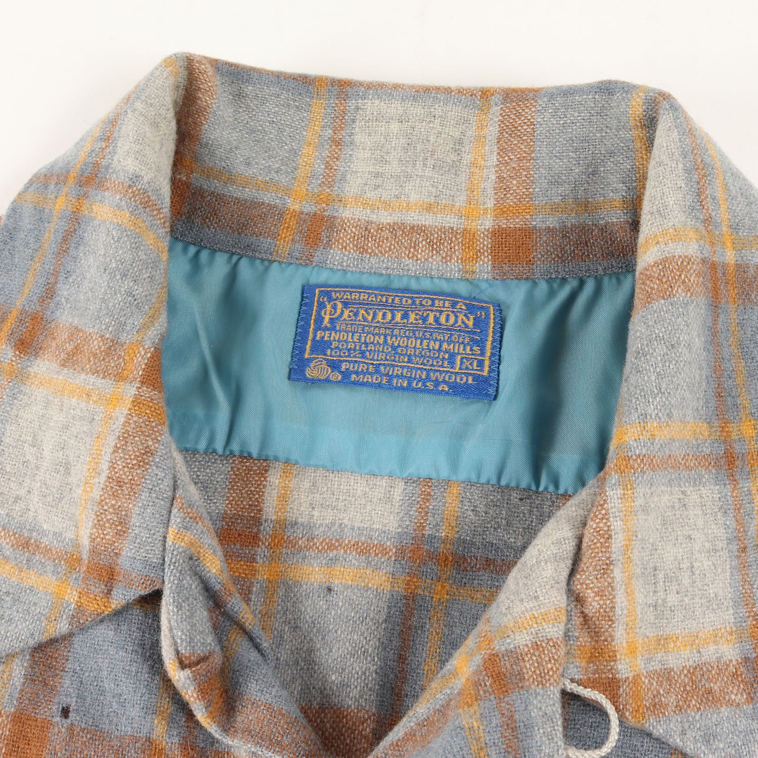 希少】70s USA製 PENDLETON ペンドルトン ウールネルシャツ 激レア 70s