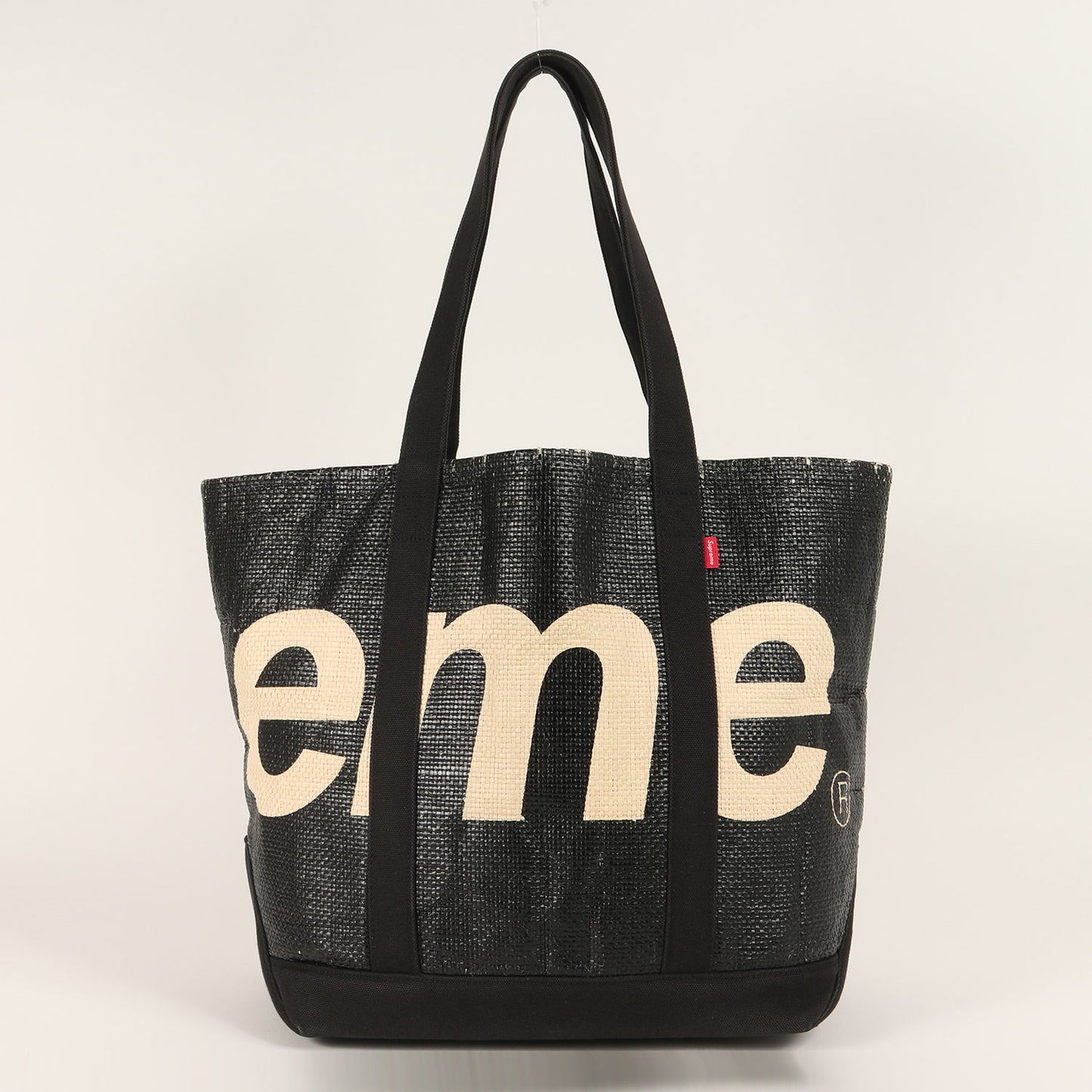 20SS ブランドロゴ ラフィア トートバッグ(Raffia Tote)