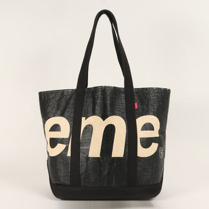 20SS ブランドロゴ ラフィア トートバッグ(Raffia Tote)