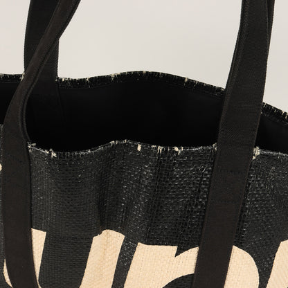 20SS ブランドロゴ ラフィア トートバッグ(Raffia Tote)