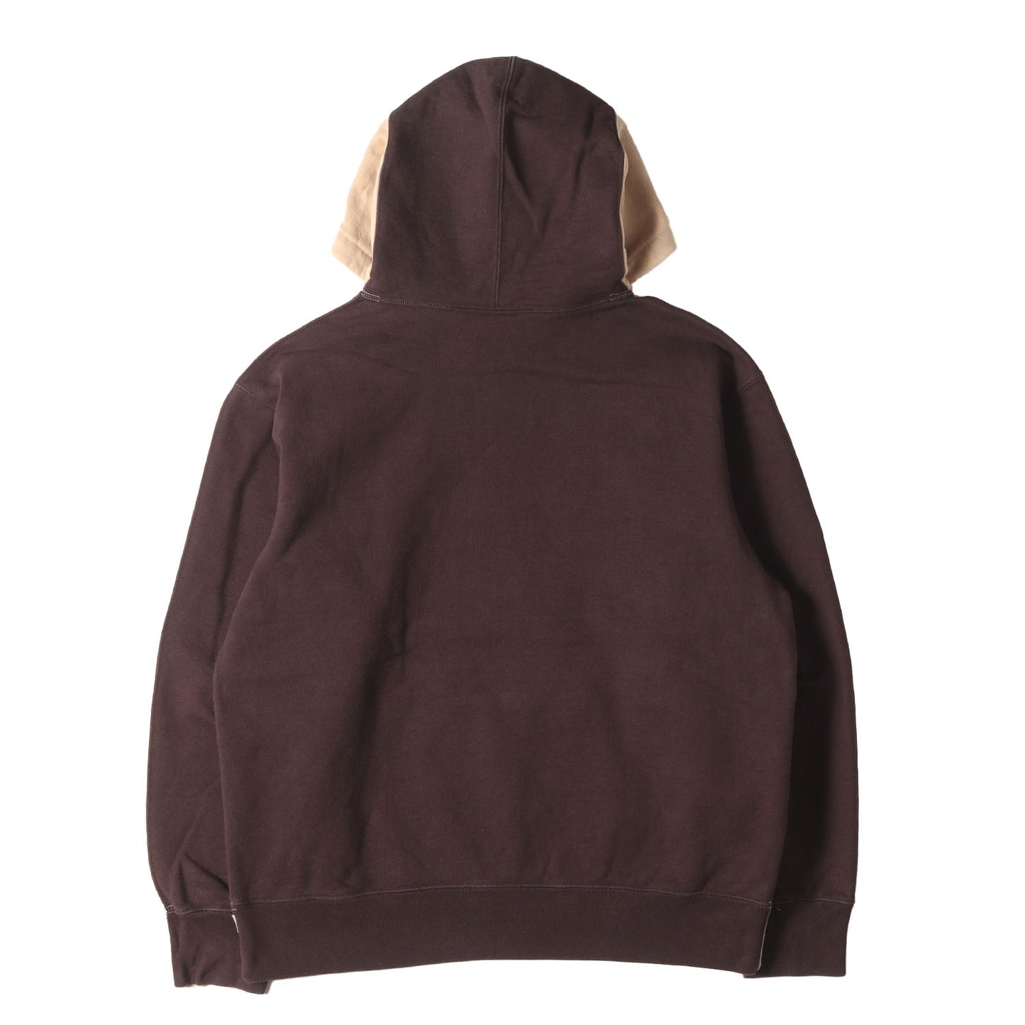21AW 2トーン Sロゴ スウェットパーカー(S Logo Split Hooded Sweatshirt)