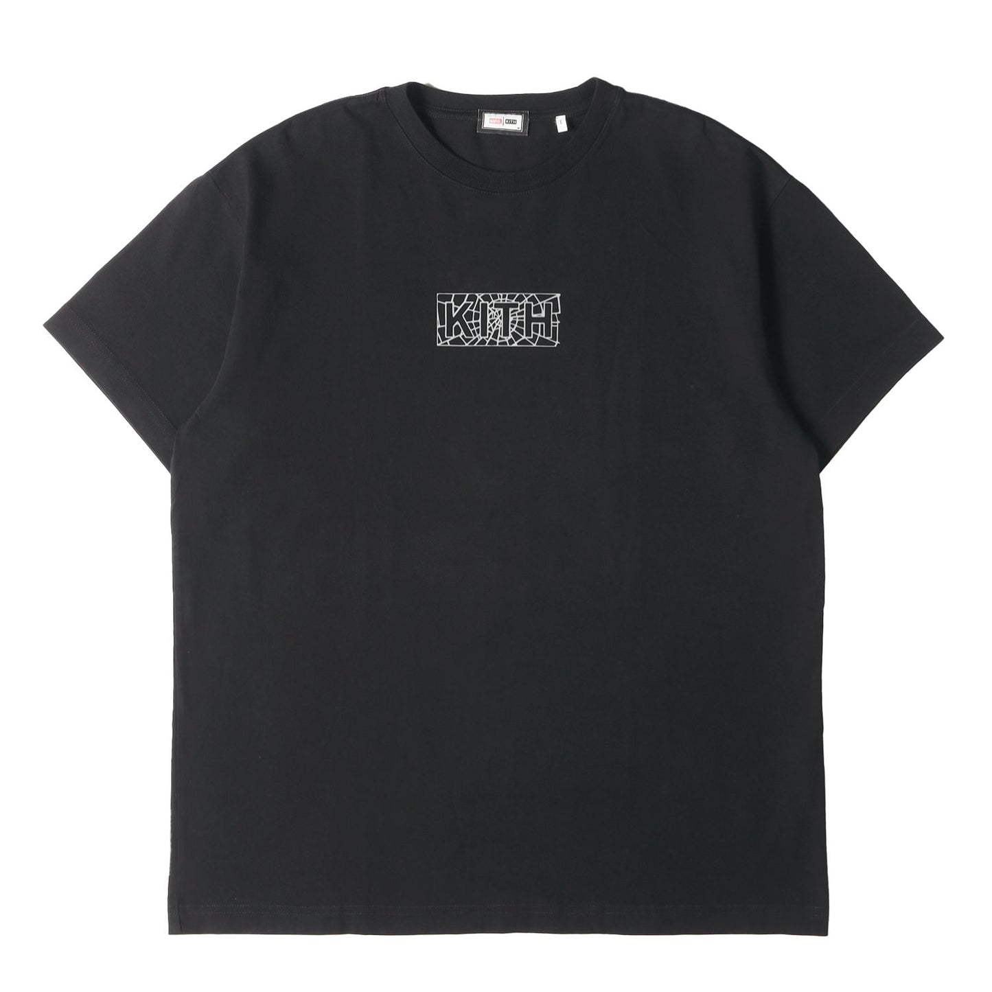 22SS ×MARVEL スパイダーマン BOXロゴ Tシャツ(Spider-Man Web Logo Tee)
