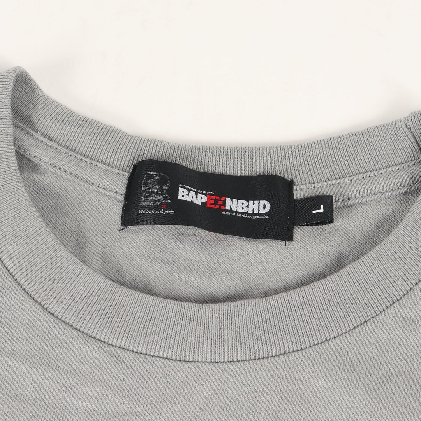 24AW ×NEIGHBORHOOD スカルジェネラル ロングスリーブ Tシャツ