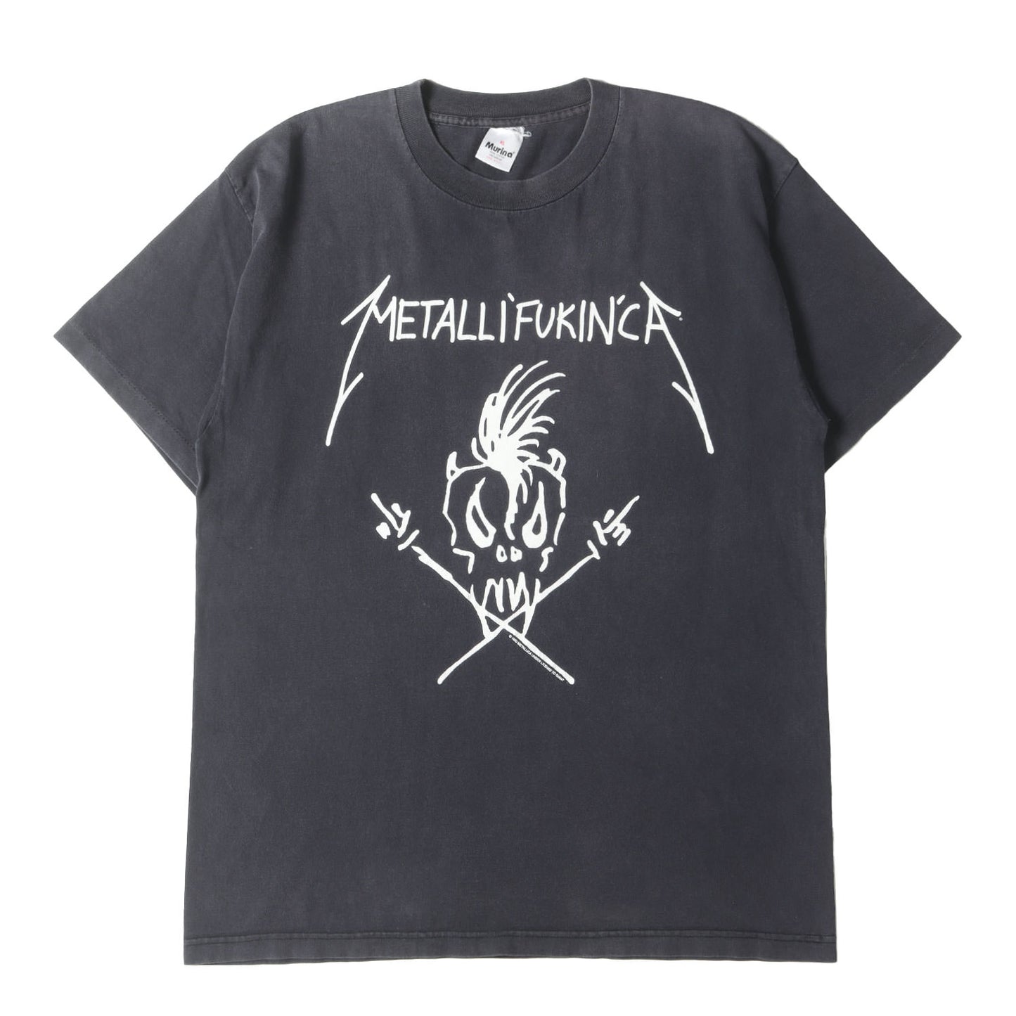 90s METALLICA METALLI FUKIN CA Tシャツ(Murinaボディ / USA製)