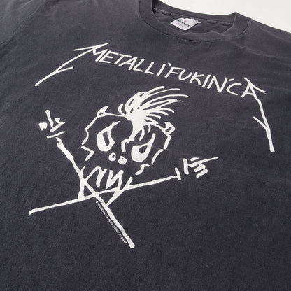 90s METALLICA METALLI FUKIN CA Tシャツ(Murinaボディ / USA製)