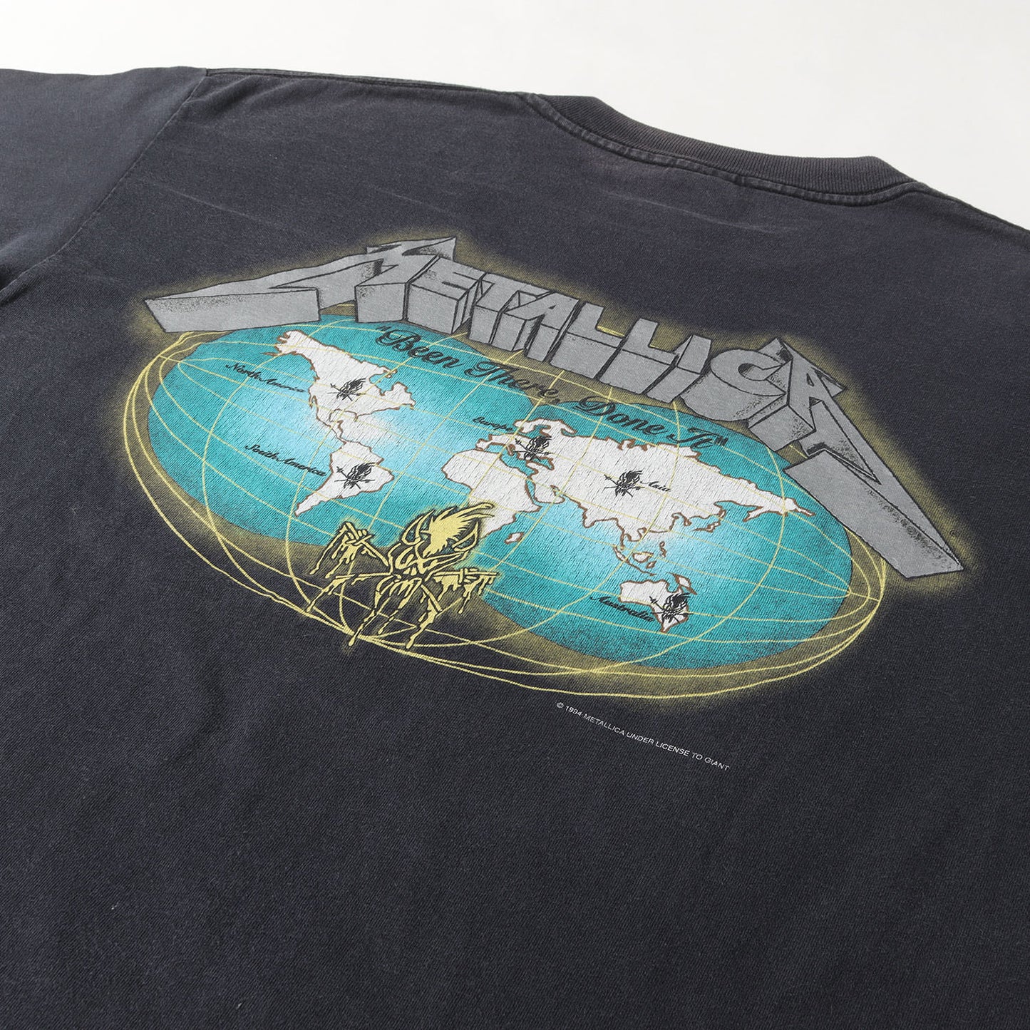 90s METALLICA METALLI FUKIN CA Tシャツ(Murinaボディ / USA製)