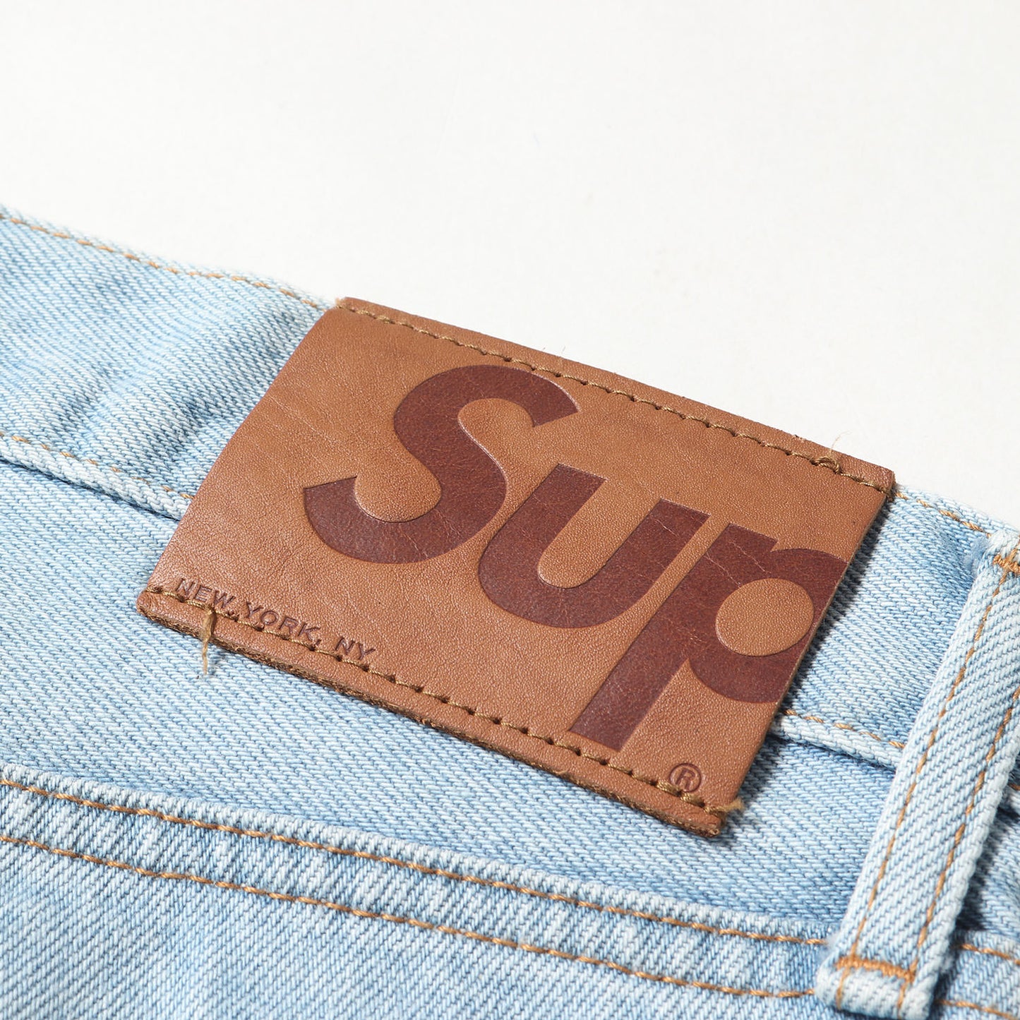 22SS ストーンウォッシュ加工 スリム デニム パンツ(Stone Washed Slim Jean)