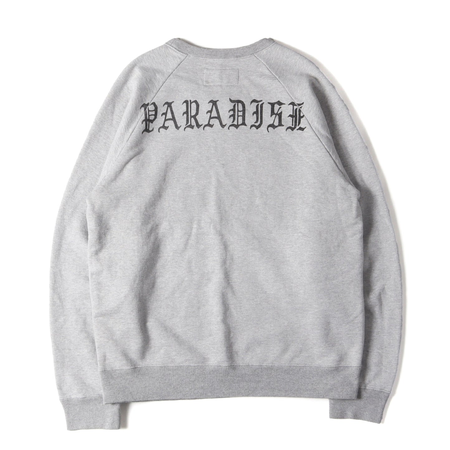 バックロゴ ウォッシュド ヘビー クルーネック スウェット(WASHED HEAVY WEIGHT CREW NECK SWEAT SHIRTS)
