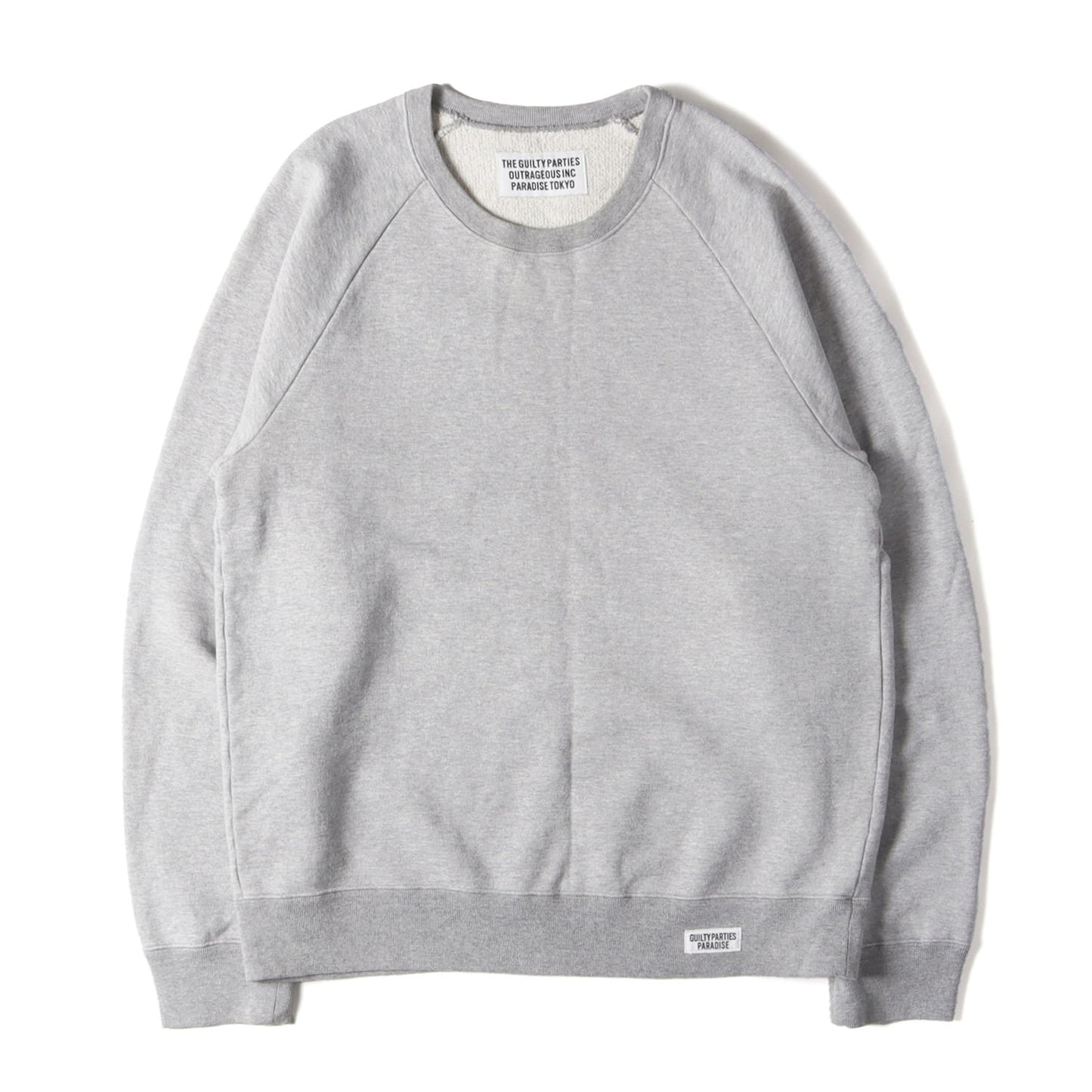 バックロゴ ウォッシュド ヘビー クルーネック スウェット(WASHED HEAVY WEIGHT CREW NECK SWEAT SHIRTS)