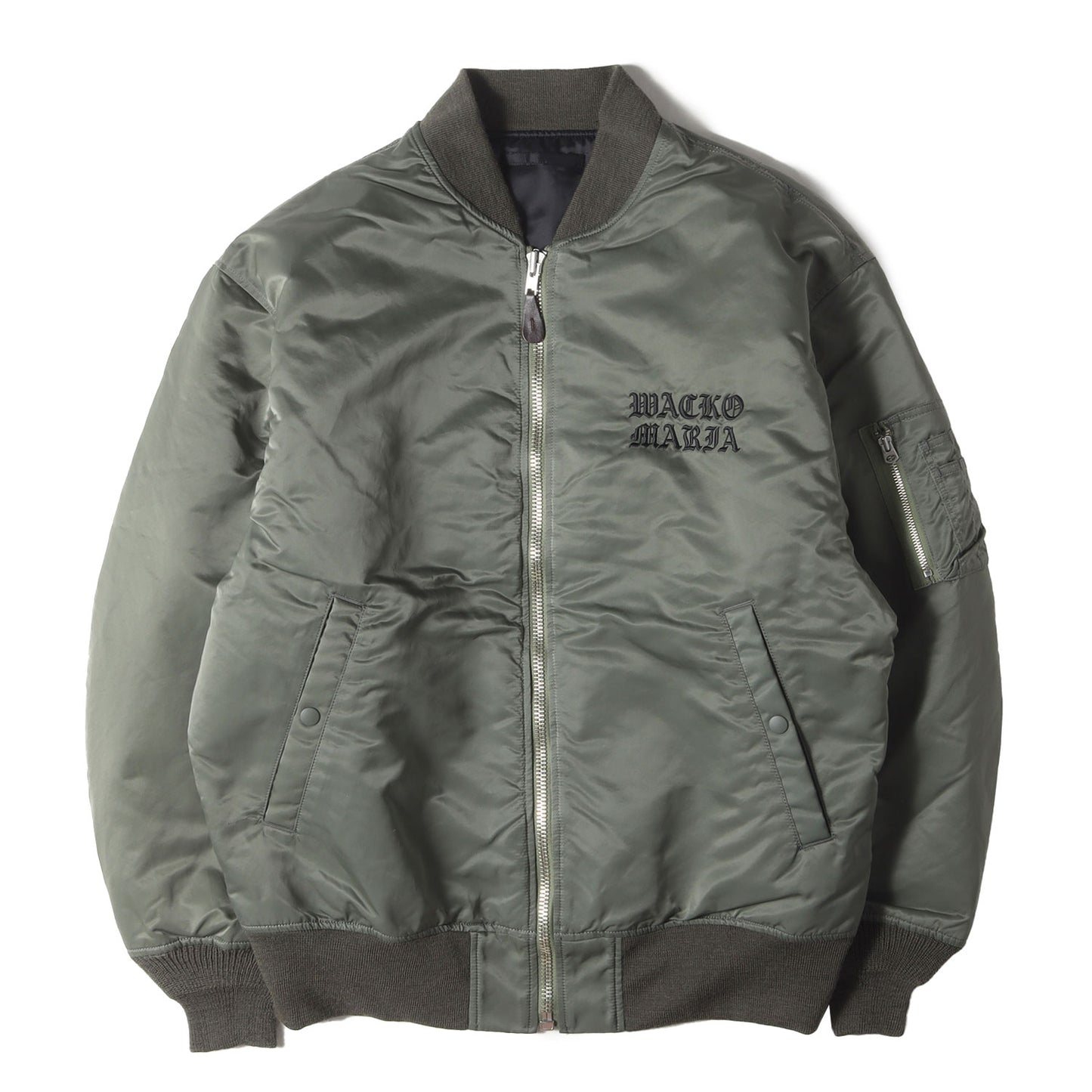 23AW ブランドロゴ刺繍 MA-1 フライト ジャケット(MA-1 FLIGHT JACKET)