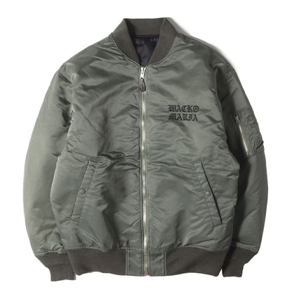 23AW ブランドロゴ刺繍 MA-1 フライト ジャケット(MA-1 FLIGHT JACKET)