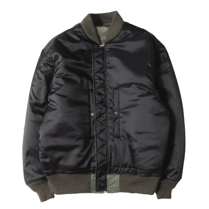 23AW ブランドロゴ刺繍 MA-1 フライト ジャケット(MA-1 FLIGHT JACKET)