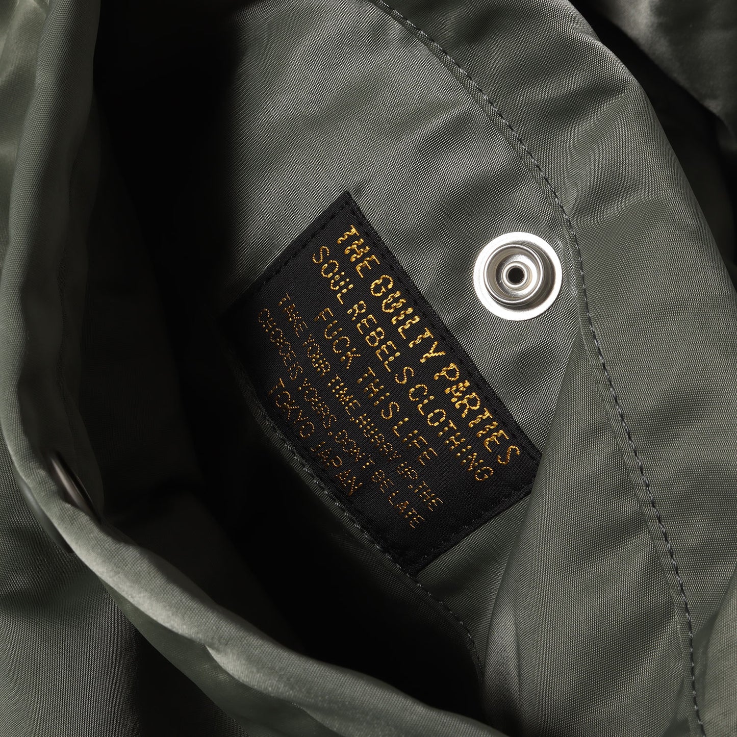 23AW ブランドロゴ刺繍 MA-1 フライト ジャケット(MA-1 FLIGHT JACKET)