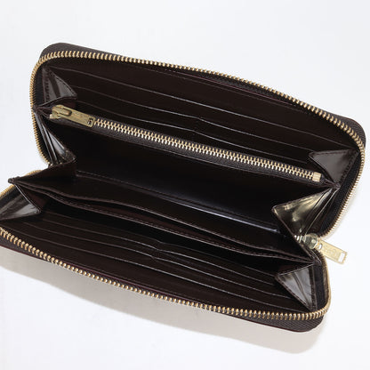 21SS デジタルローズ&有刺鉄線 ラウンドジップ レザー ロングウォレット / 長財布