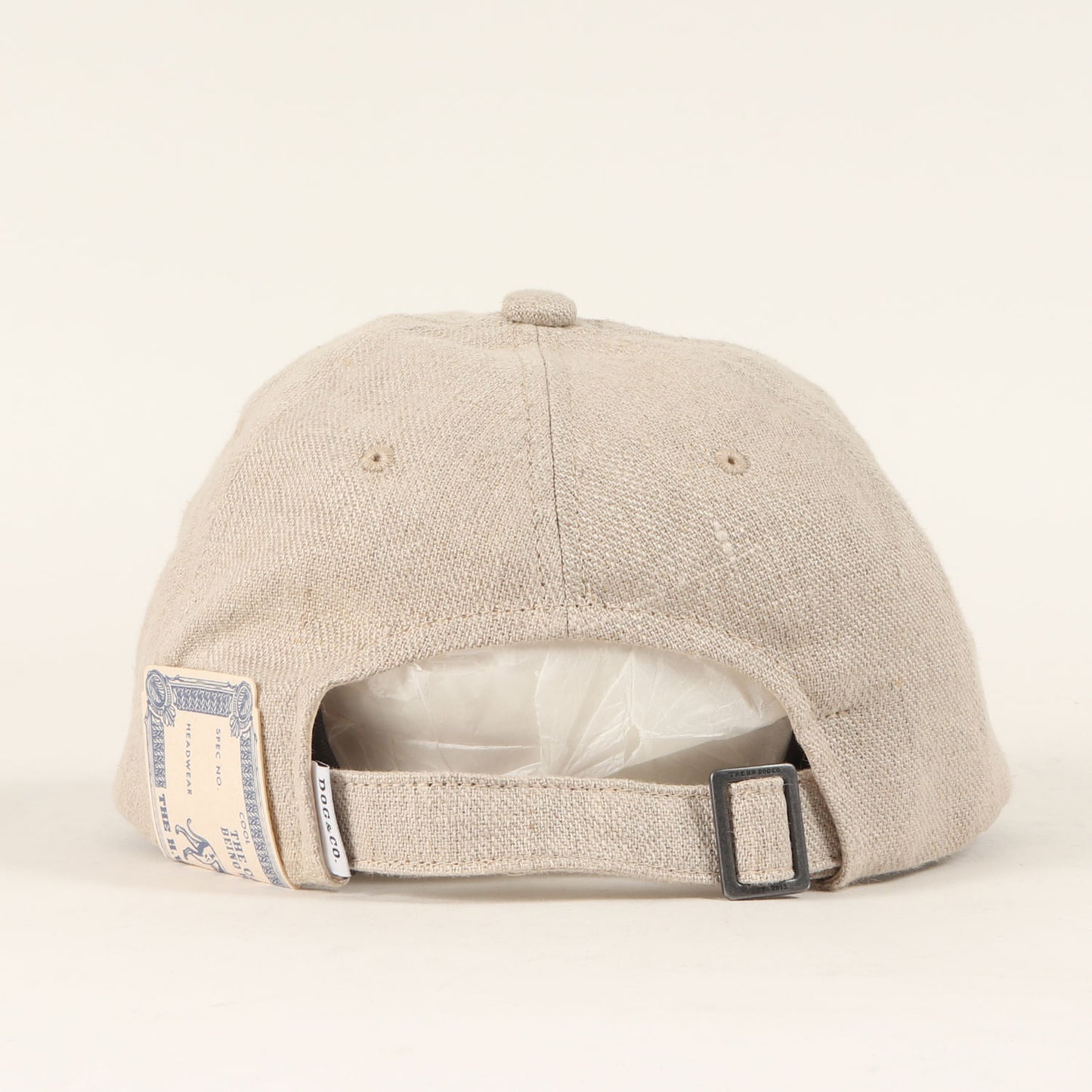 24SS サインロゴ リネン 6パネルキャップ(SIGN LOGO LOW CAP)