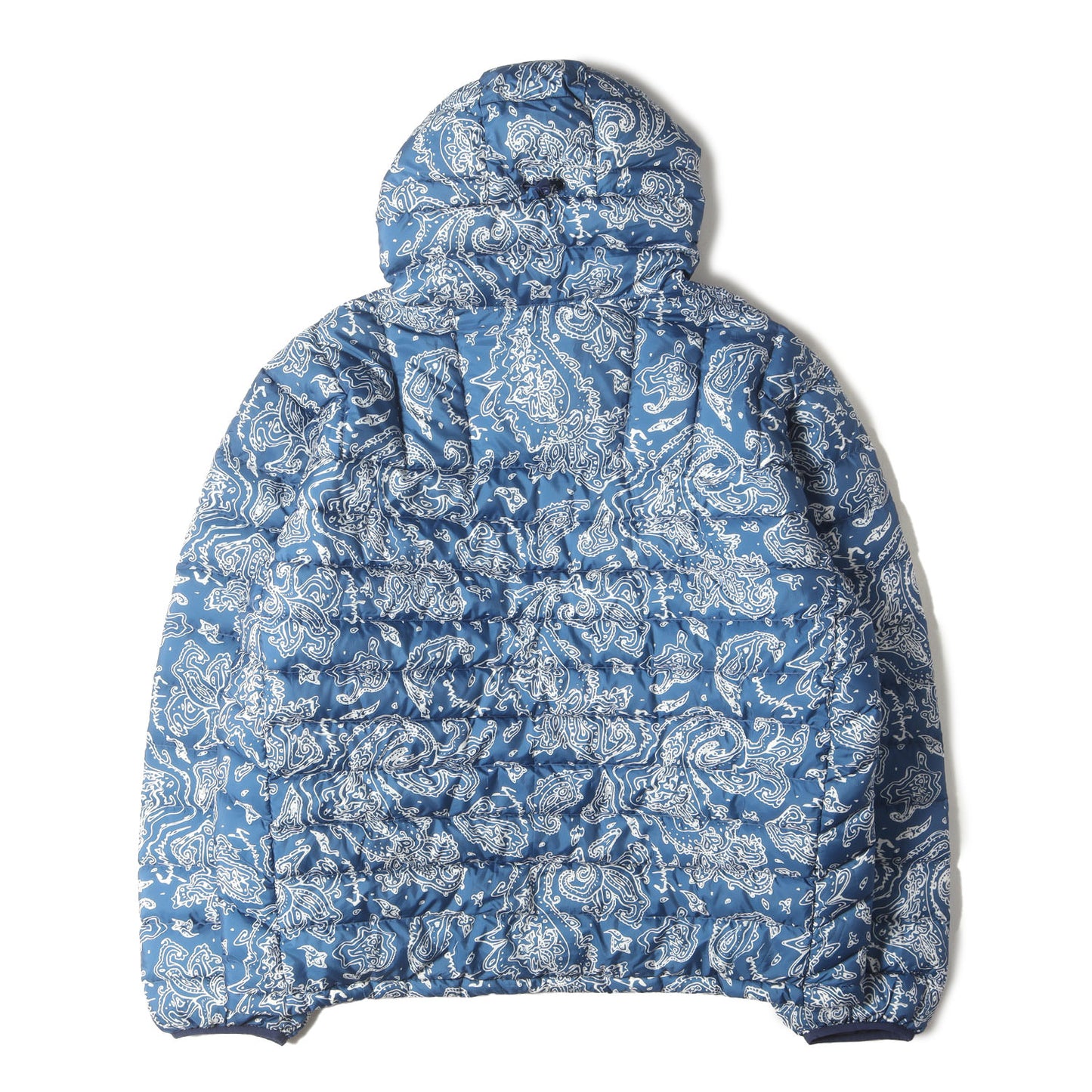 22AW ペイズリー柄 ハーフジップ プルオーバー ダウンジャケット(Micro Down Half Zip Hooded Pullover)