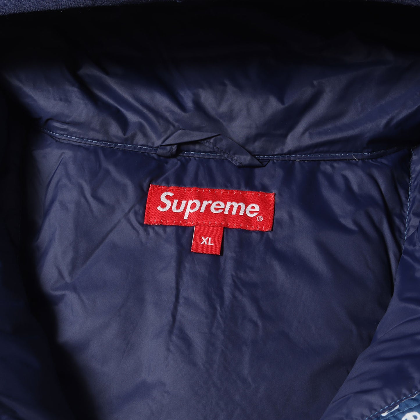 22AW ペイズリー柄 ハーフジップ プルオーバー ダウンジャケット(Micro Down Half Zip Hooded Pullover)