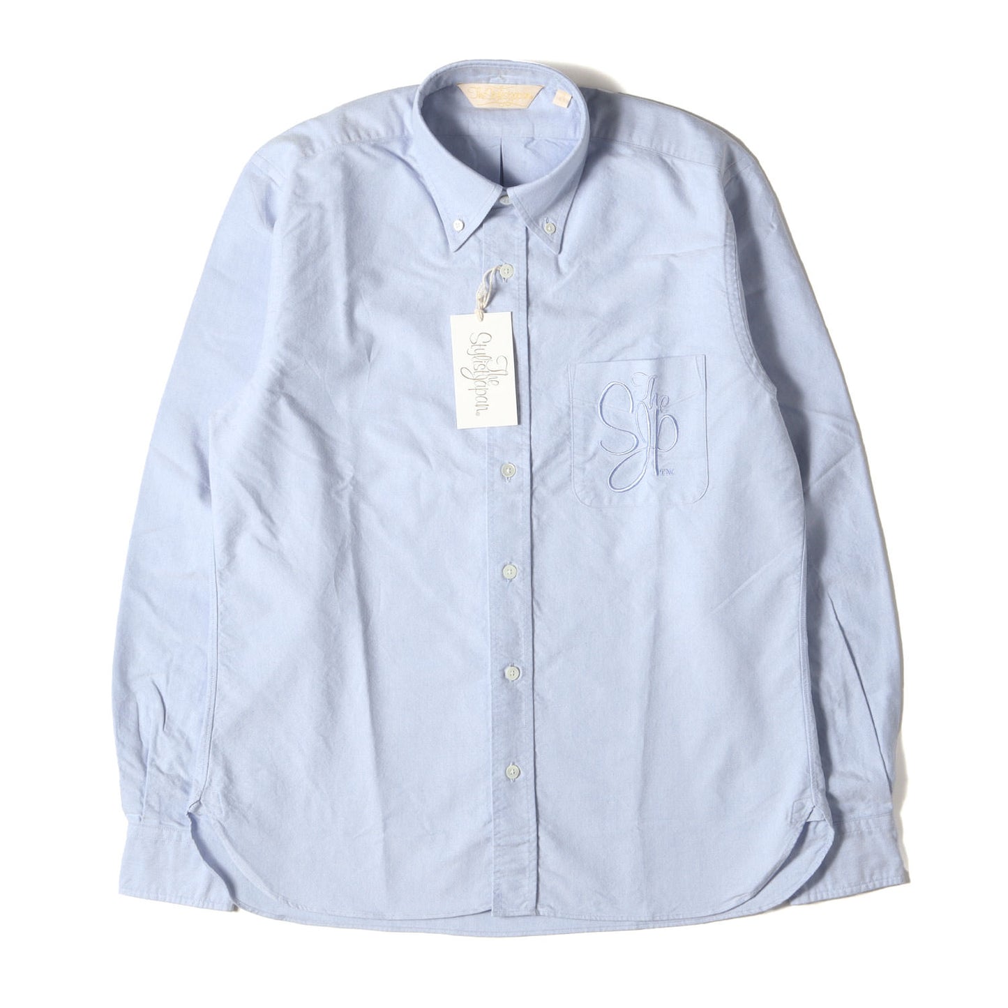 ロゴ刺繍 オックスフォード ボタンダウンシャツ(OX FORD SHIRT)