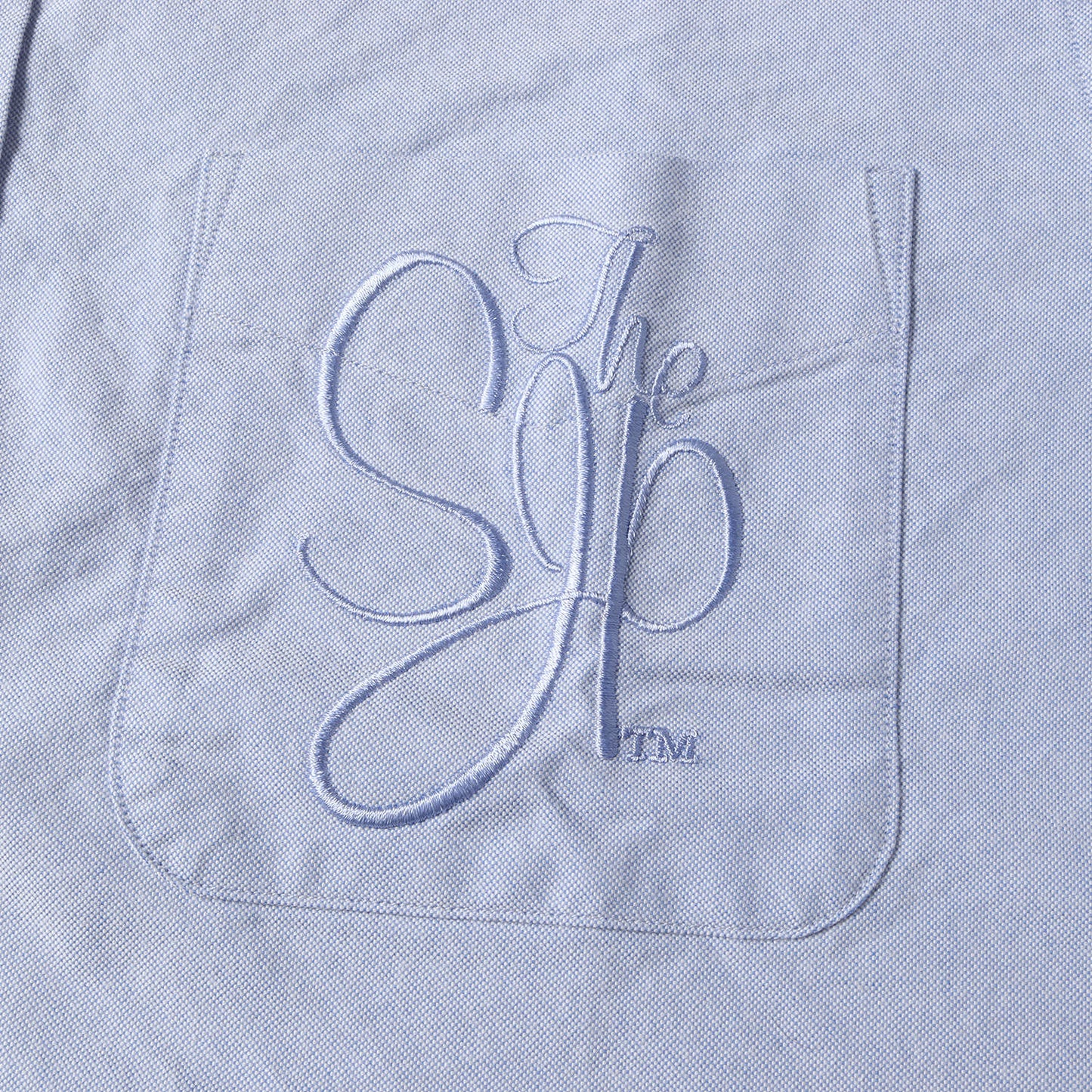 ロゴ刺繍 オックスフォード ボタンダウンシャツ(OX FORD SHIRT)