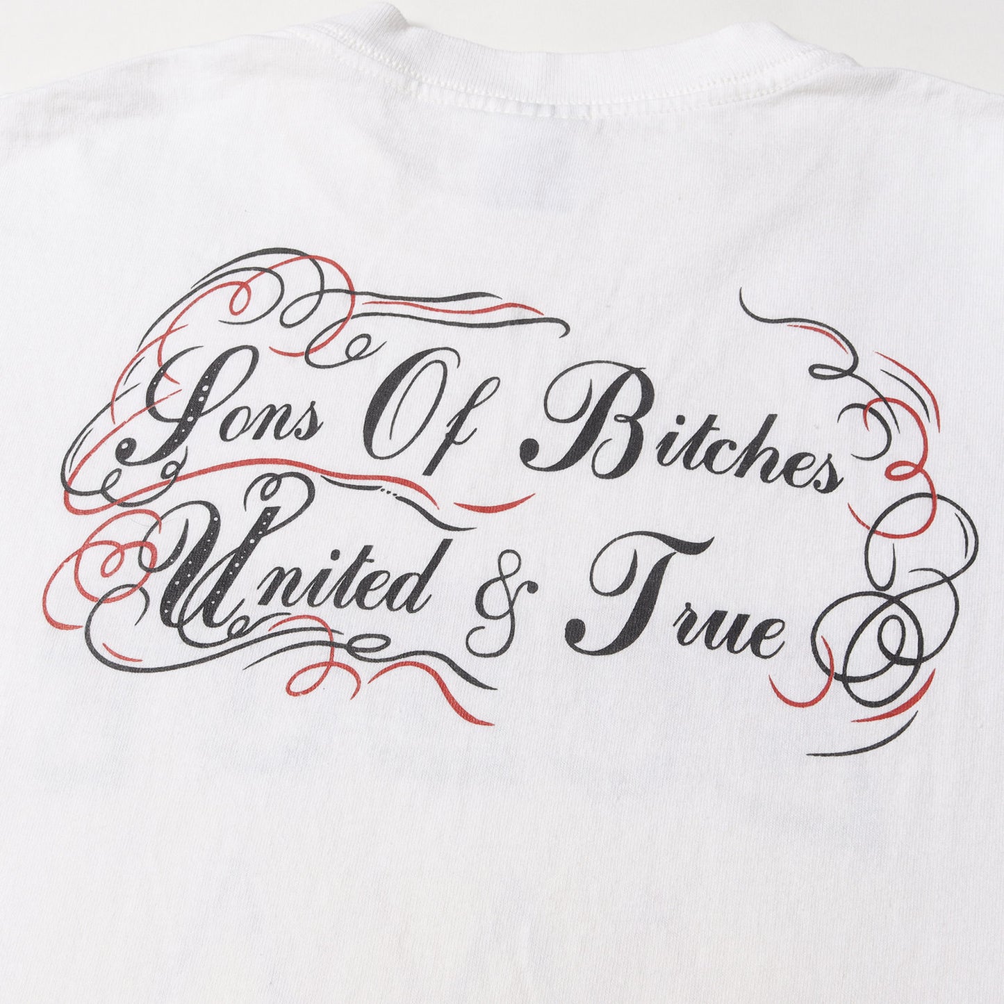 90s SOBUT SONS OF BITCHES UNITED & TRUE Tシャツ(anvilボディ)