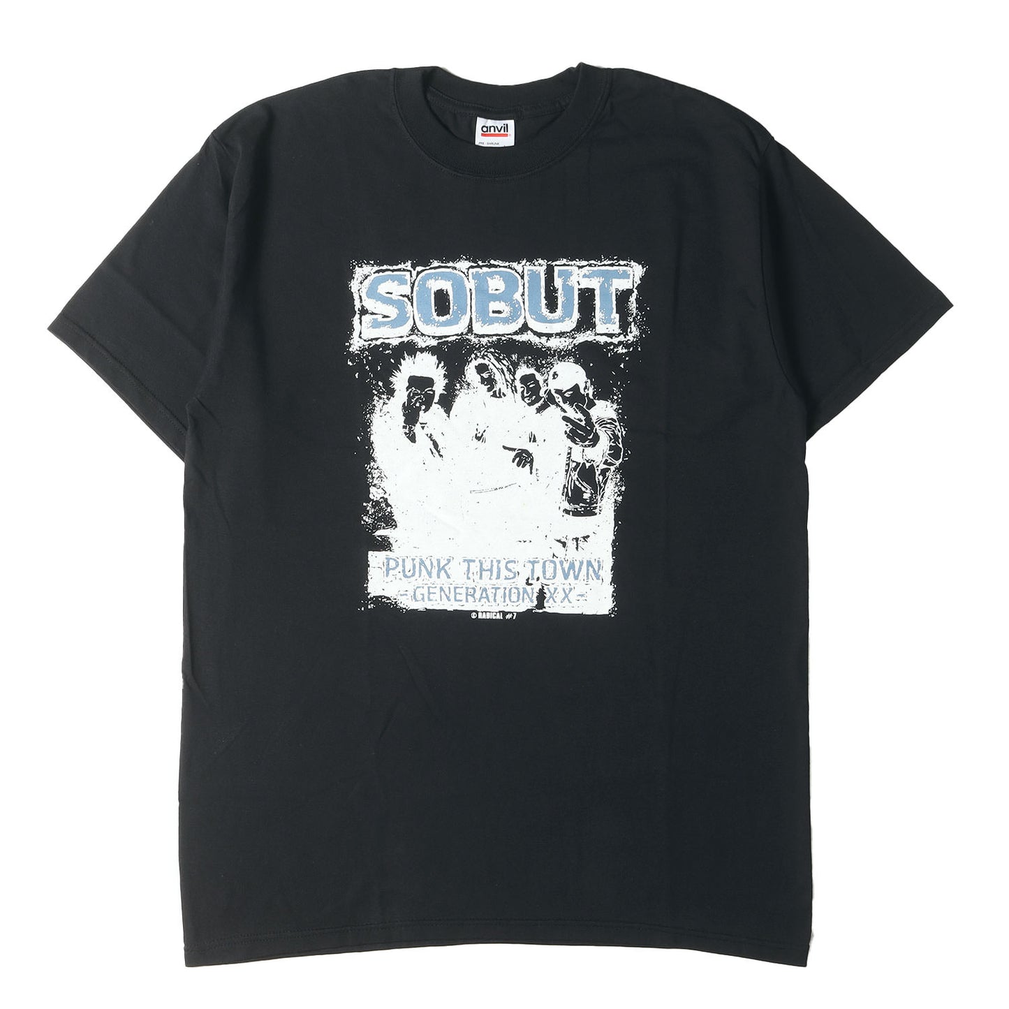 00s SOBUT PUNK THIS TOWN Tシャツ(anvilボディ / デッドストック)
