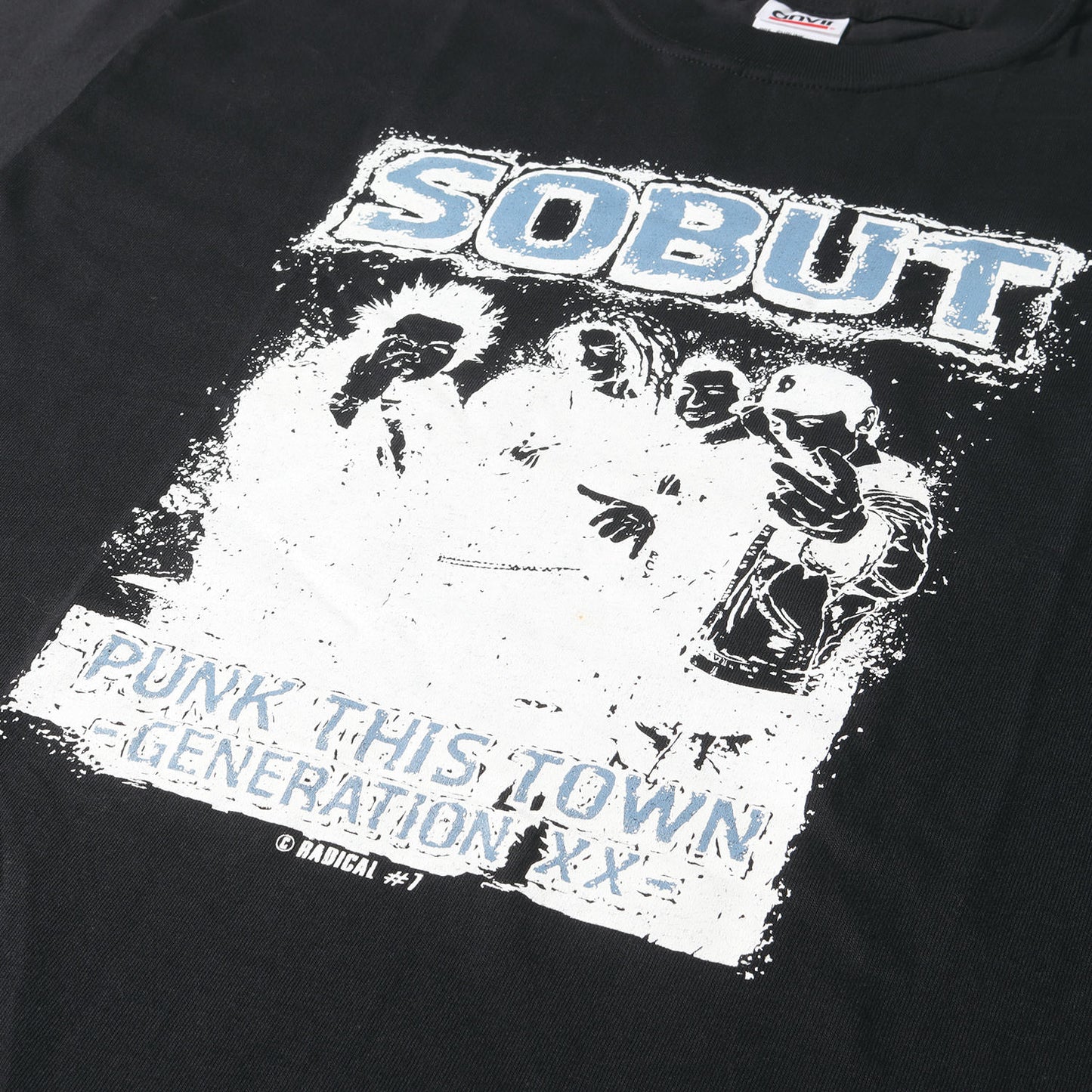 00s SOBUT PUNK THIS TOWN Tシャツ(anvilボディ / デッドストック)