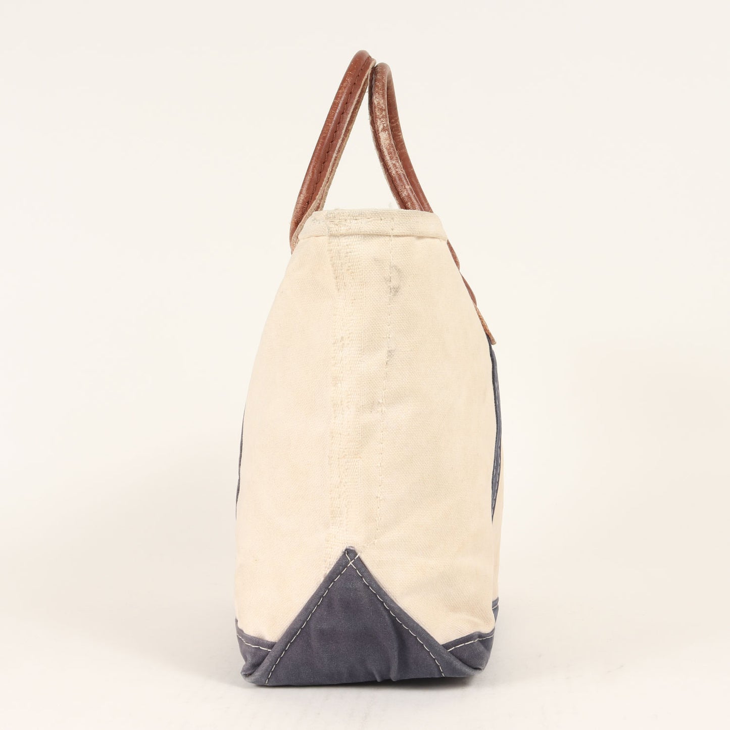 [希少 雰囲気抜群] 80s 山タグ レザーハンドル キャンバス トートバッグ