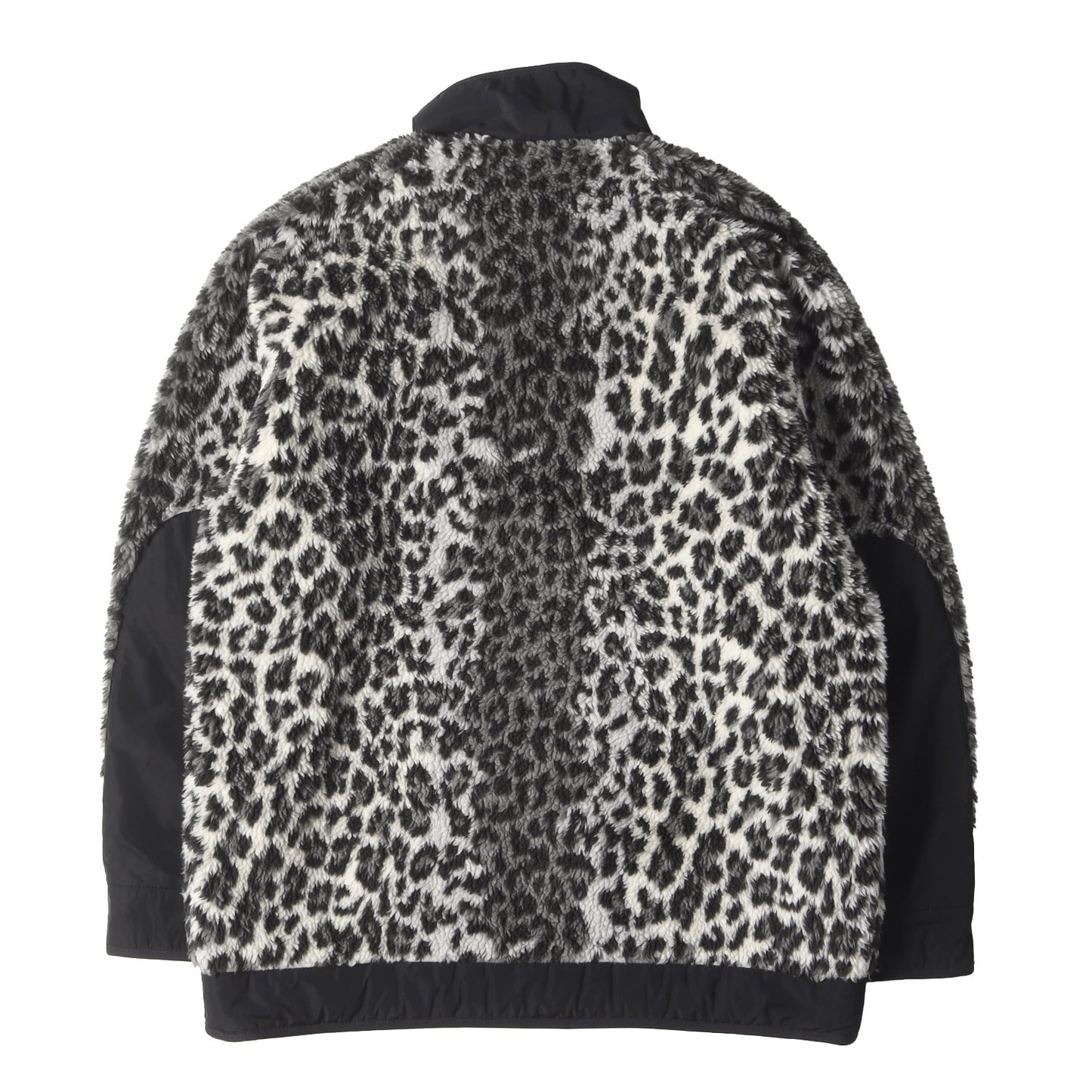 レオパード柄 フリースボア ジャケット (LEOPARD BOA FLEECE STAND COLLAR JACKET)