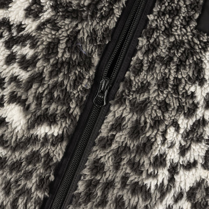レオパード柄 フリースボア ジャケット (LEOPARD BOA FLEECE STAND COLLAR JACKET)