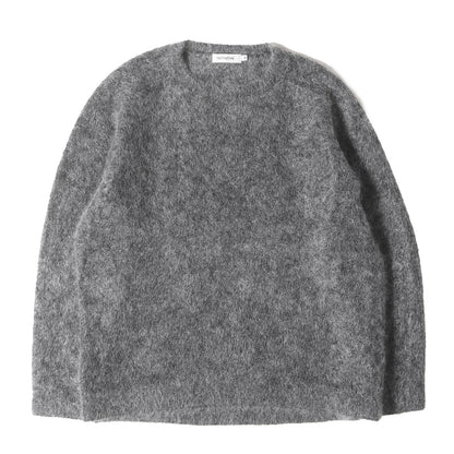 24AW クルーネック モヘヤニット セーター(WORKER SWEATER KID MOHAIR/W/N/P YARN)